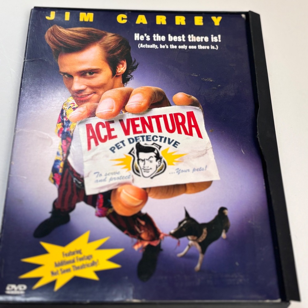 Ace Ventura Pet Detective DVD 1997 Jim Carrey Comedy Standard Snap Case PG-13